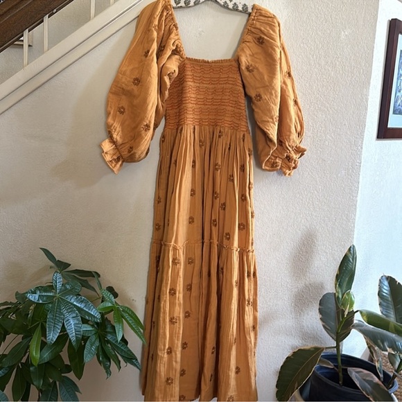 Free People | Dahlia Embroidered Maxi Dress | Small - Picture 12 of 17